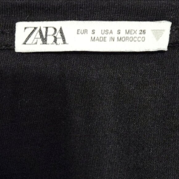 Zara Ruffle Puff Sleeve Crop Top - Picture 3 of 5